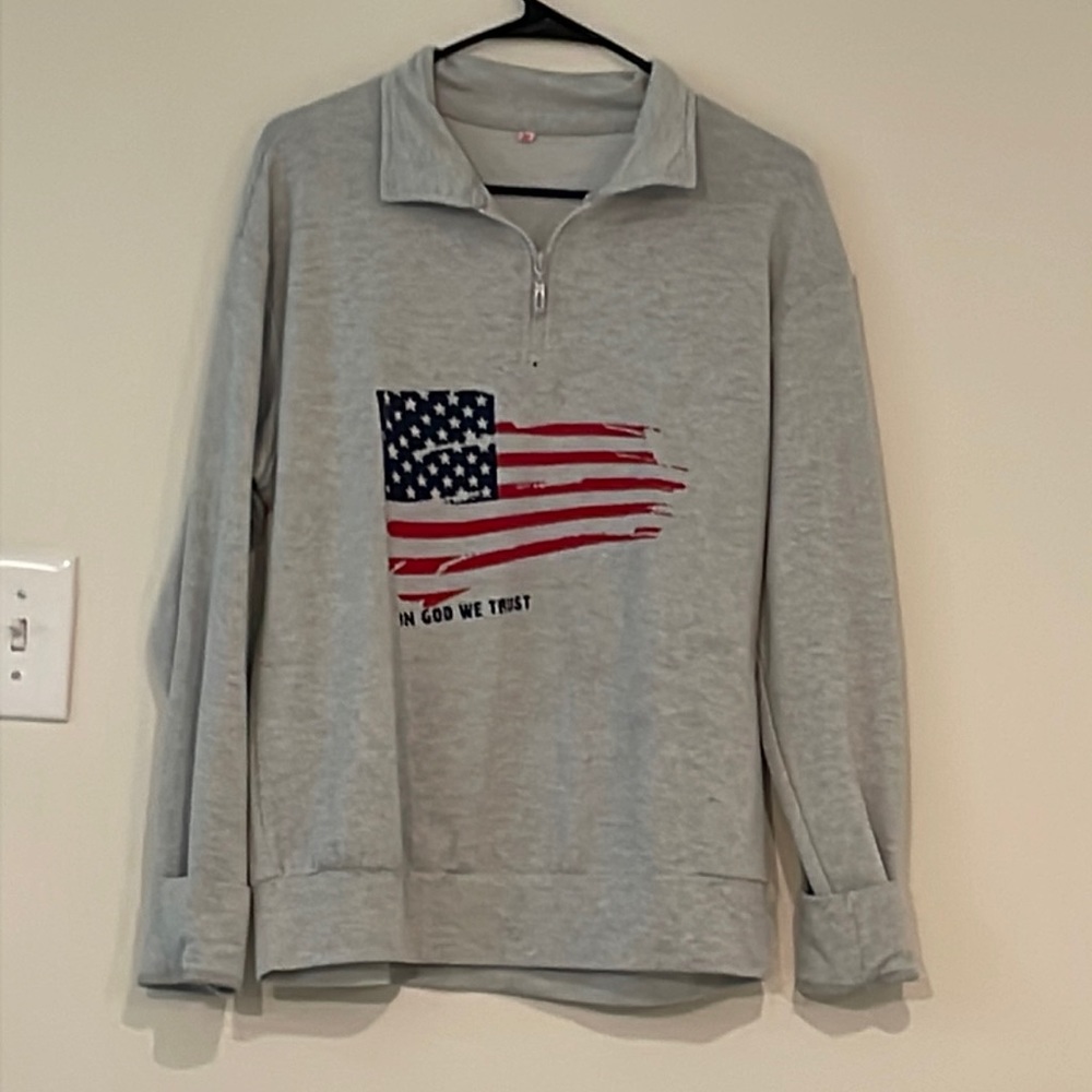 Thick America Zip Up Sweatshirt